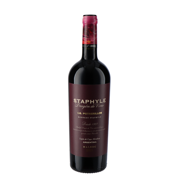 Bodegas Staphyle, Dragon de Vino Potrerillos Malbec 2021 - Bottle Hero
