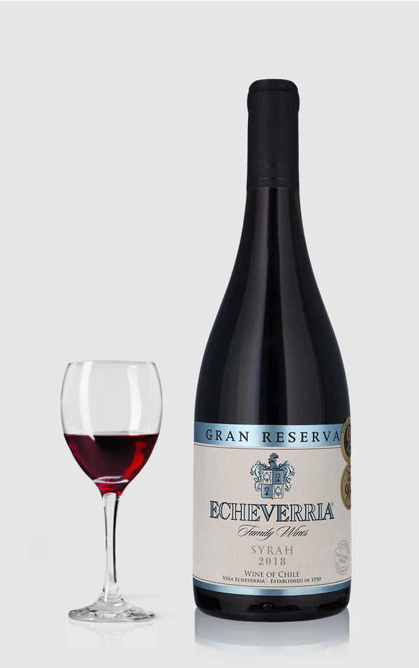 Vina Echeverria Syrah Gran Reserva Colchagua Valley 2018 - Bottle Hero