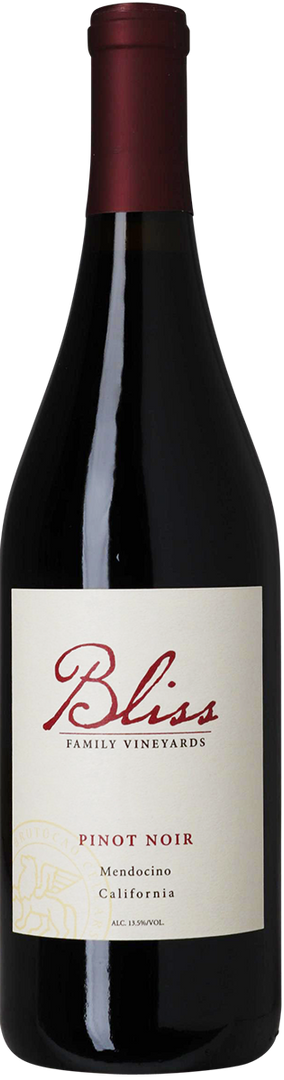2018 Pinot Noir, Bliss Family Vineyards, Mendocino