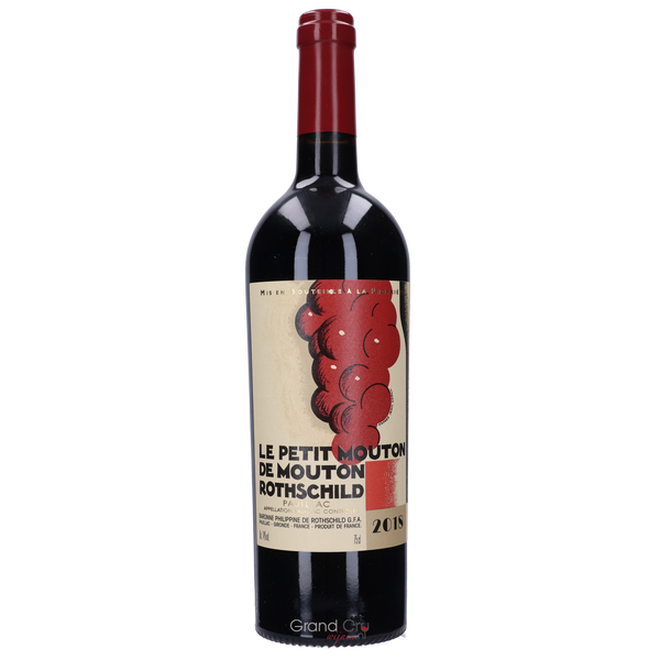 2018 Chateau Mouton Rothschild Le Petit Mouton Pauillac Rouge - Bottle Hero