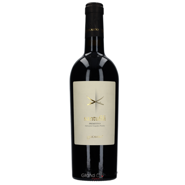 2021 Mocavero Primitivo del Salento Santufili - Bottle Hero
