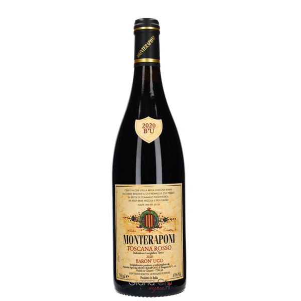 2020 Monteraponi Toscana Rosso Baron' Ugo - Bottle Hero