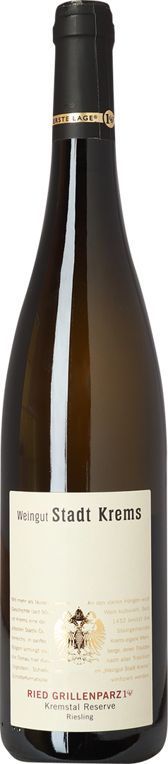 2020 Riesling Grillenparz 1ÔWT, Kremstal Reserve, Weingut Stadt Krems