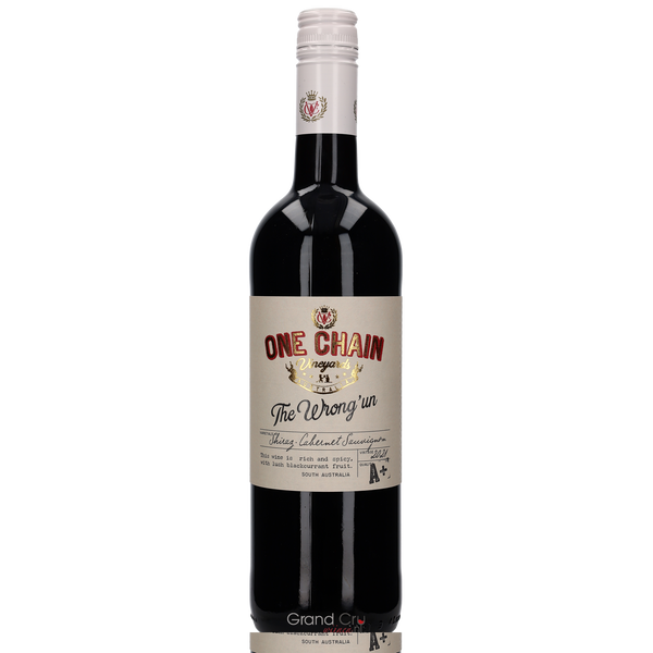 2021 One Chain Vineyards The Wrong Un' Shiraz Cabernet - Bottle Hero