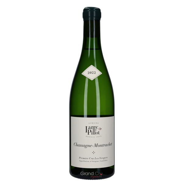 2018 Domaine Lamy-Pillot Chassagne Montrachet 1er Cru Les Vergers Blanc - Bottle Hero