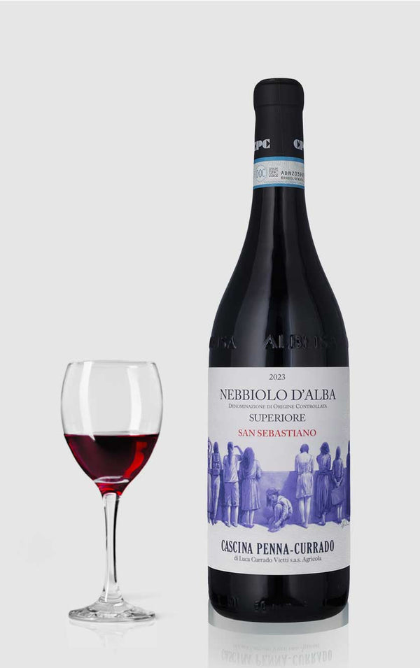 Nebbiolo D'Alba Superiore San Sebastiano Cascina Penna Currado 2023 - Bottle Hero