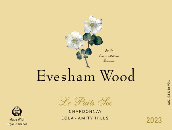 Evesham Wood, Chardonnay, Le Puits Sec, Eola-Amity Hills, 2022 - Bottle Hero