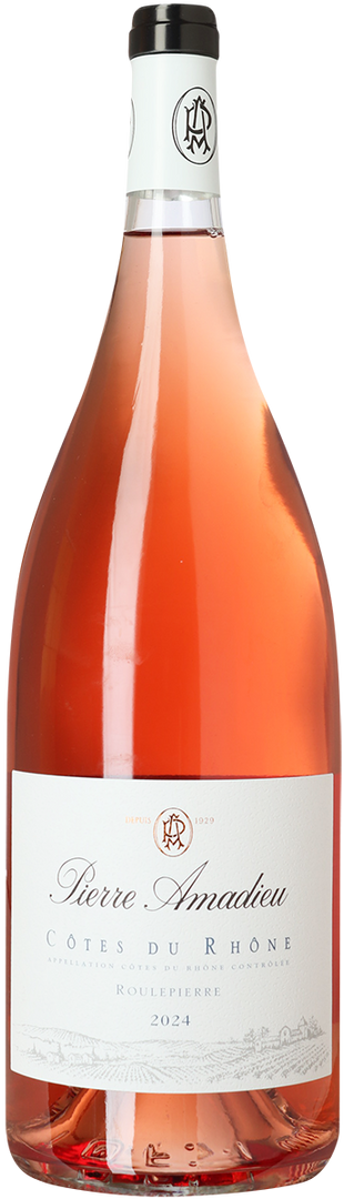 2024 Roulepierre Rosé, Côtes du Rhône, Pierre Amadieu, 1,5 l. - Bottle Hero