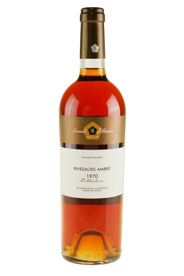 Arnaud de Villeneuve Rivesaltes Ambré 1970 - Bottle Hero