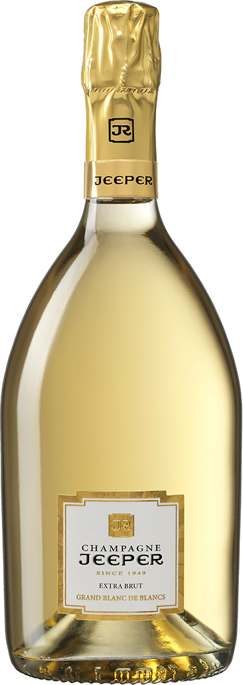 Champagne Jeeper, Champagne Grand Blanc de Blancs Extra Brut ( Med gaveæske ) - Bottle Hero