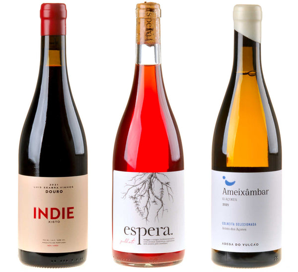 3er-Weinpaket Vom Douro bis zu den Azoren zum vinocentral-Livestream 3 Gläser: Unbekanntes Portugal white - Bottle Hero