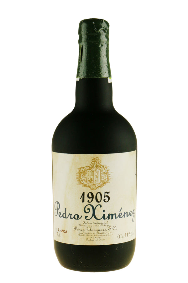 Barquero Pedro Ximenez Soleras 1905 - Bottle Hero