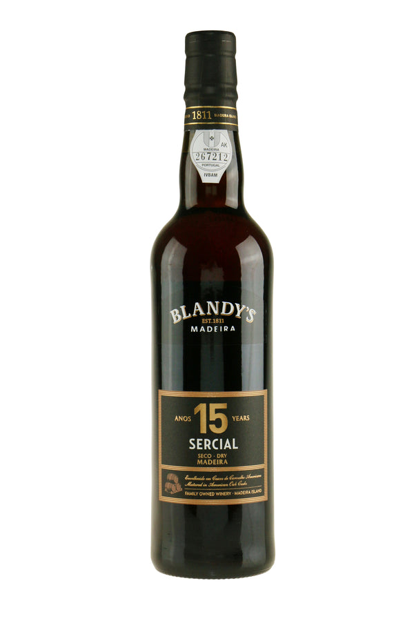 Blandy's 15 years Sercial Madeira - Bottle Hero