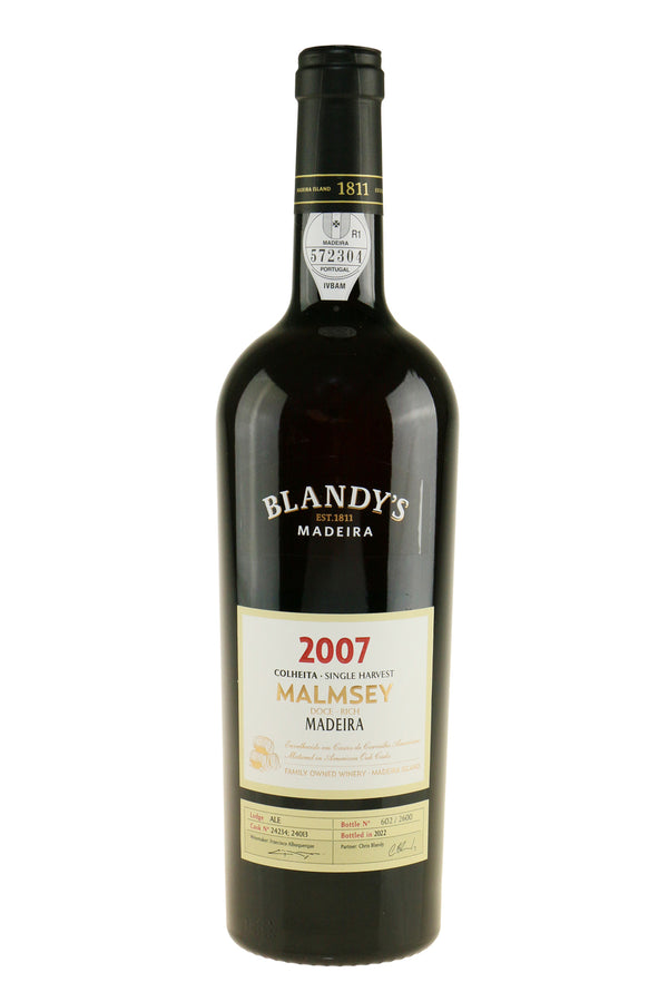 Blandy's Colheita Malmsey 2007 Bottled 2022 - Bottle Hero