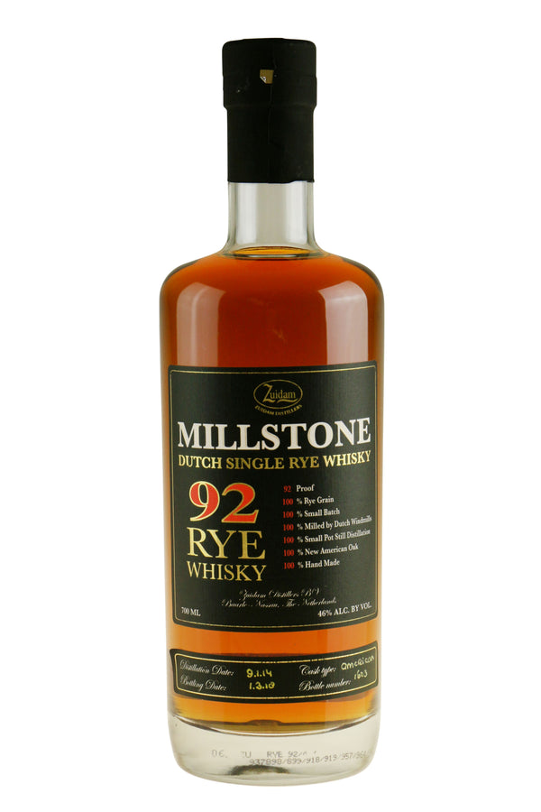 Millstone 92 Rye Whisky - Bottle Hero