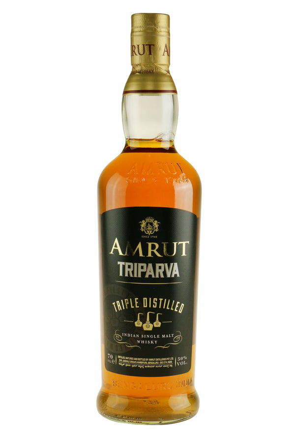 Amrut TRIPARVA Triple distilled Single Malt - Bottle Hero