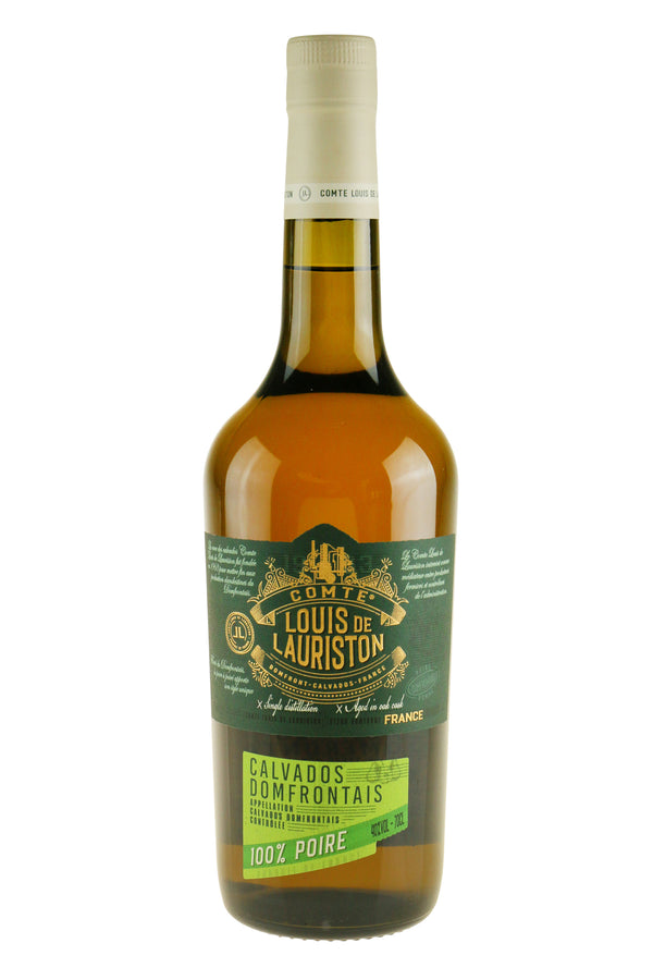 Comte Louis de Lauriston Calvados 100% Poire - Bottle Hero