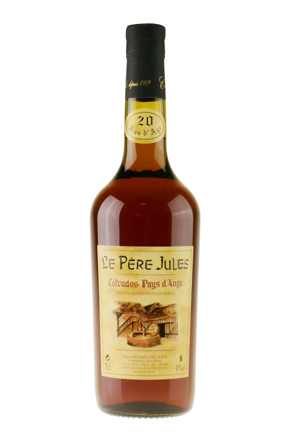 Calvados Pere Jules 20 ans Pays d auge - Bottle Hero