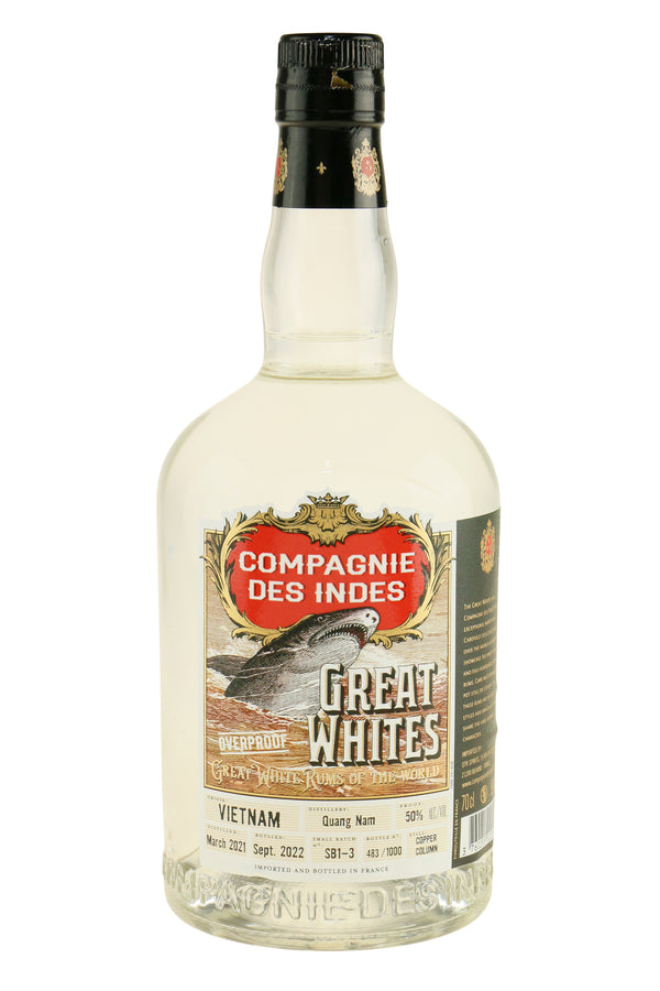 CDI Great Whites Overproof Rum fra Vietnam 2022 - Bottle Hero