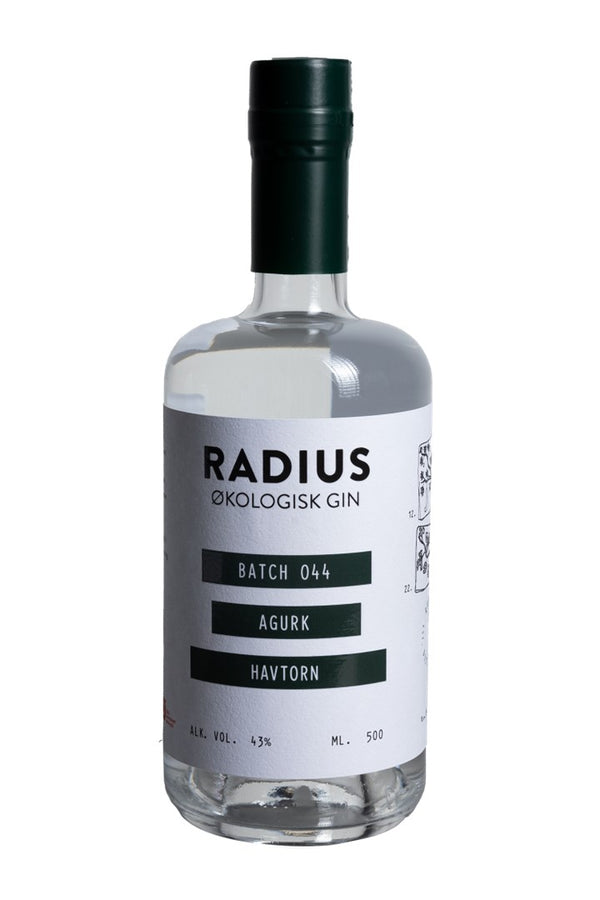 Radius Gin 044 Agurk Havtorn ØKO - Bottle Hero