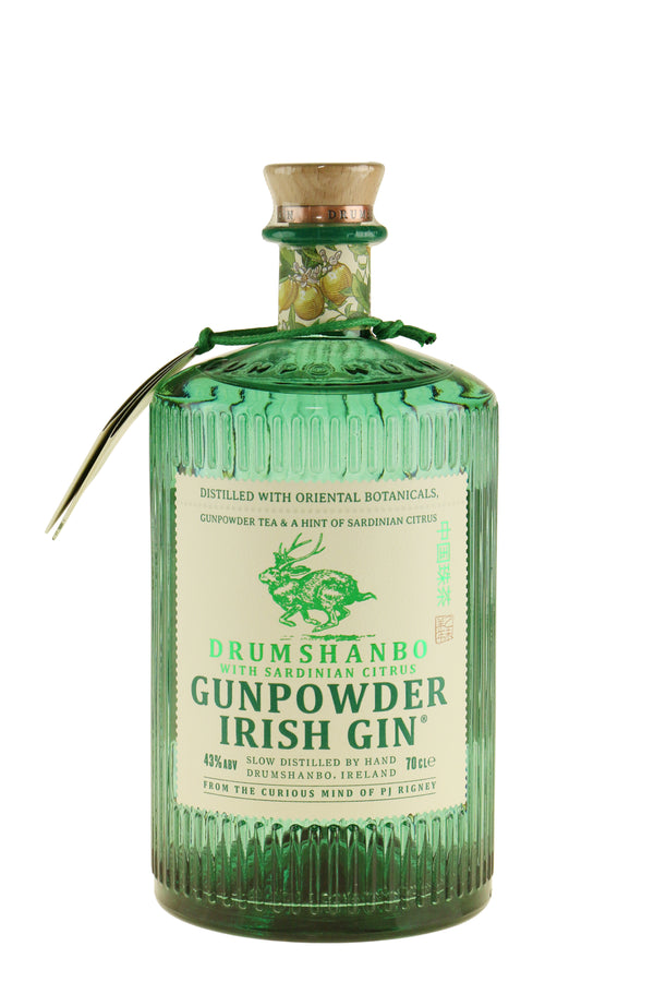 Drumshanbo Gunpowder Sardinian Citrus Irish Gin - Bottle Hero