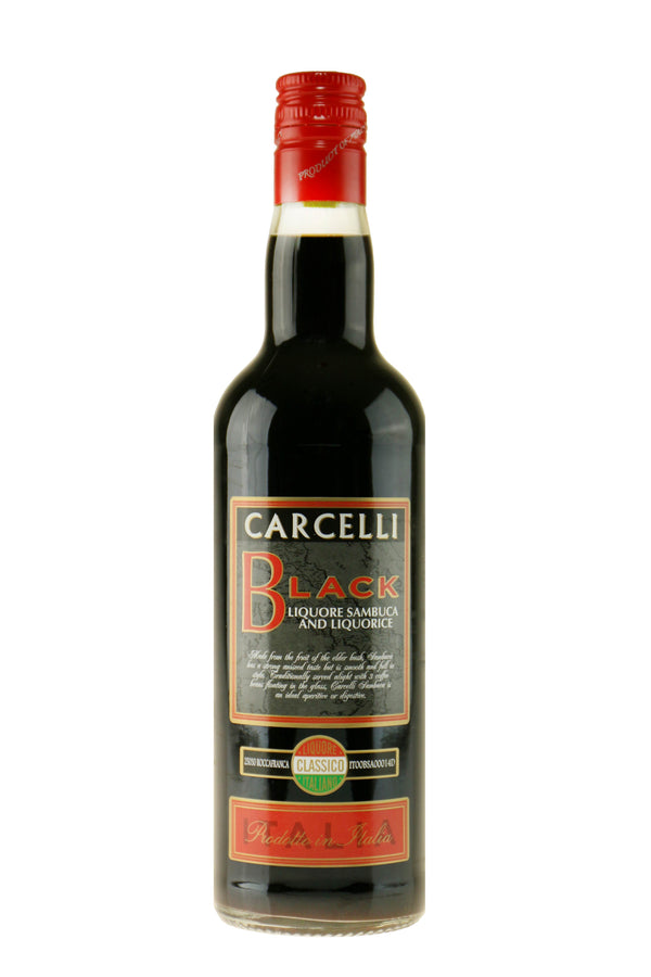 Carcelli Sambuca Black Liqeur - Bottle Hero