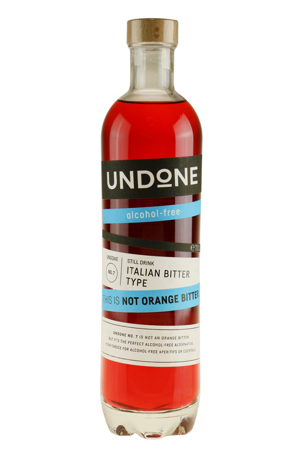 Undone No 7 Italian Bitter Aperitif Alkoholfri - Bottle Hero