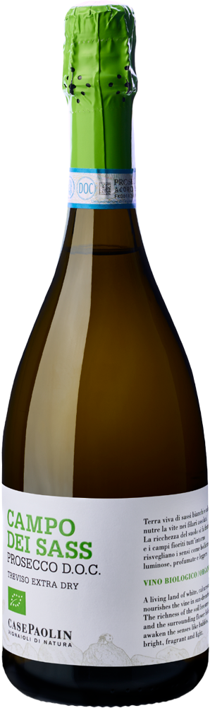 Case Paolin, Campo Dei Sass Prosecco Treviso Extra Dry - Bottle Hero