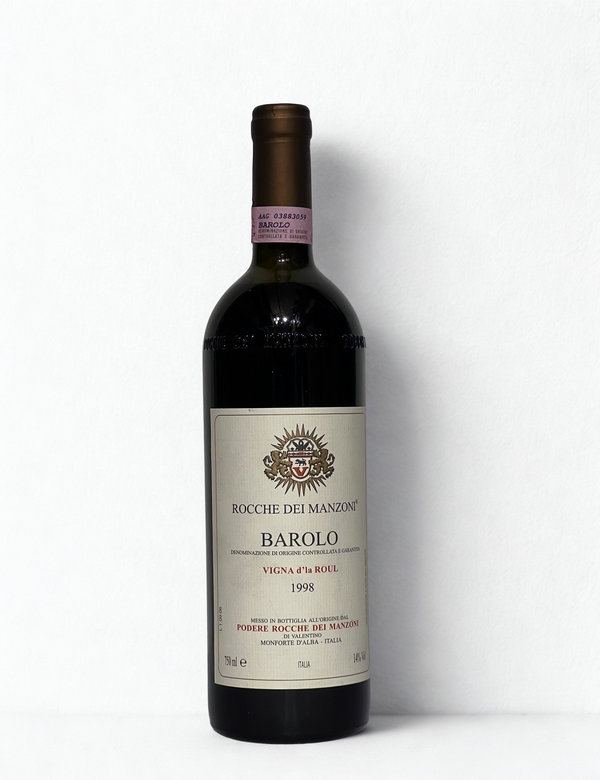 Rocche dei Manzoni, Barolo Vigna d'la Roul 1998 - Bottle Hero