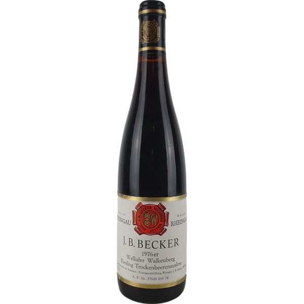 J. B. Becker - Wallufer Walkenberg Riesling Trockenbeerenauslese   1976 - 0,7 l - Bottle Hero
