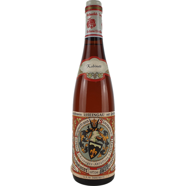 Freiherr Langwerth von Simmern - Hattenheimer Mannberg Riesling Kabinett   1972  - 0,7 l - Bottle Hero