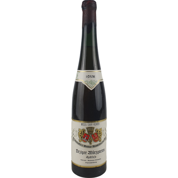Jos. Christoffel Jr. (Christoffel-Prüm) - Ürziger Würzgarten Riesling Spätlese    1950  - 0,7l - Bottle Hero