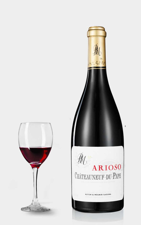 Rotem og Mounir Saouma, Chateauneuf du Pape Arioso Rotem & Mounir Saouma 2013 - Bottle Hero