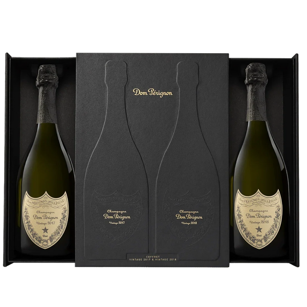 Dom Perignon Coffret Vintage 2017 & 2018 - Bottle Hero
