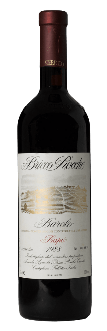 Ceretto, Barolo Prapo' 1988 - Bottle Hero