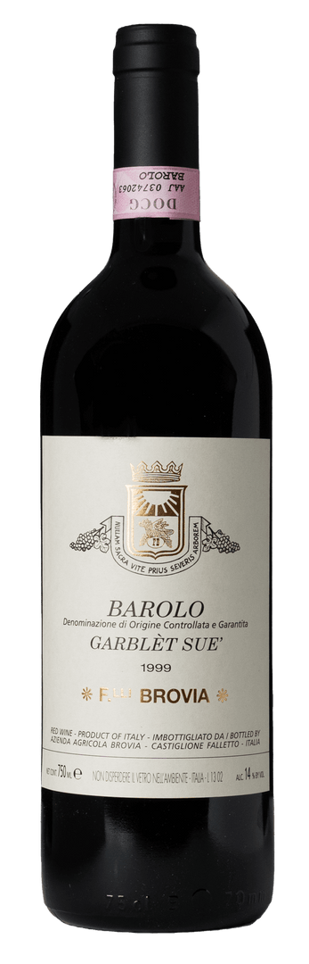 Brovia, Barolo Garblet Sue 1999 - Bottle Hero