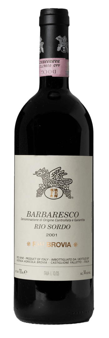 Brovia, Barbaresco Rio Sordo 2001 - Bottle Hero