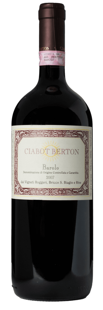 Ciabot Berton, Barolo Roggeri 2007 Magnum - Bottle Hero