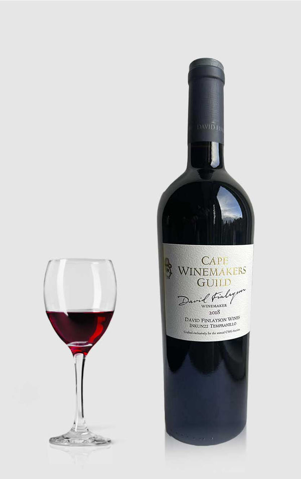 CWG David Finlayson Wines Inkunzi Tempranillo 2018 - Bottle Hero