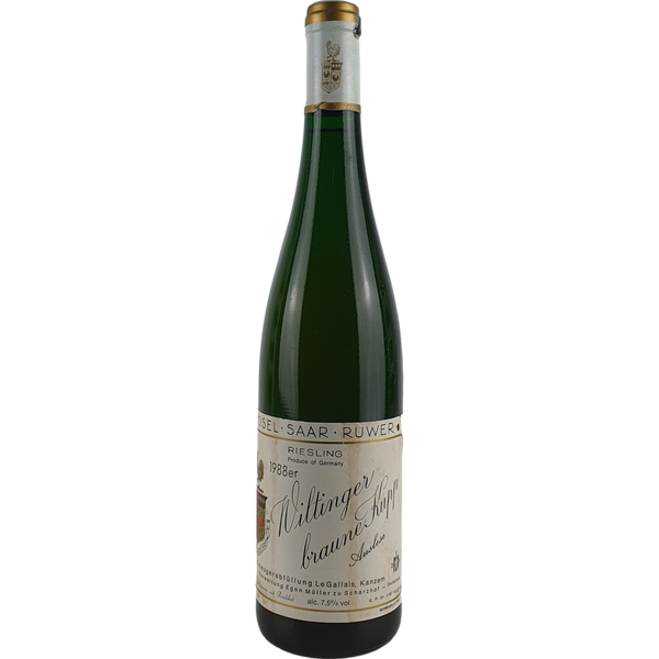 Le Gallais 'Egon Müller zu Scharzhof' Wiltinger braune Kupp Riesling Auslese    1988  - 0,75l - Bottle Hero