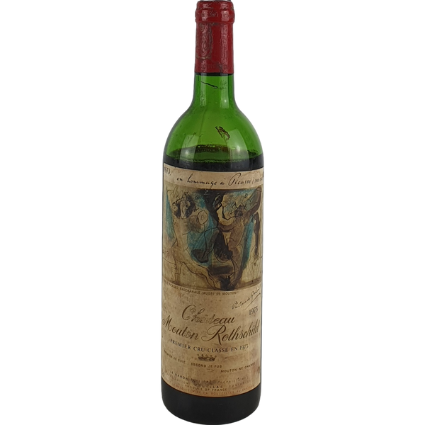 Chateau Mouton Rothschild    (bad filling)   1973  - 0,75l - Bottle Hero