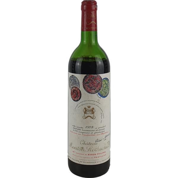 Chateau Mouton Rothschild    (bad filling)   1978  - 0,75l - Bottle Hero