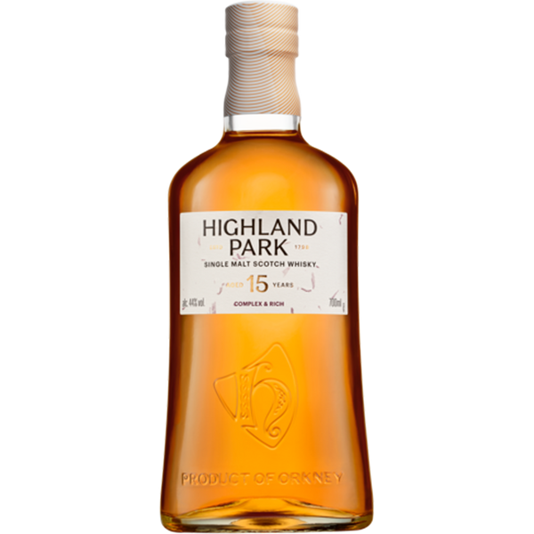Highland Park 15 Year Old Single Malt Scotch Whisky - Bottle Hero