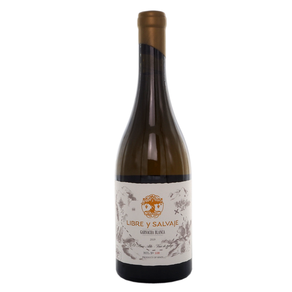 Libre & Salvaje white Garnacha 2019 DO Carinena - Bottle Hero