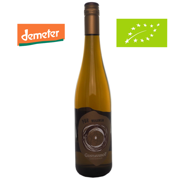 Gustavshof PUR Riesling Rhein unfiltriert - Bottle Hero