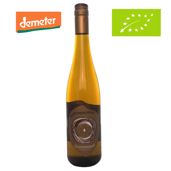 Gustavshof Riesling Signatur Single Vineyard Bio - Bottle Hero
