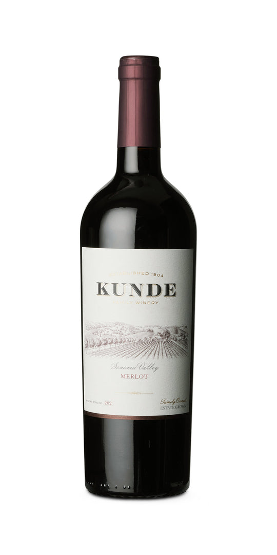 Kunde Family Winery, Merlot, Sonoma County, 2023 - Bottle Hero
