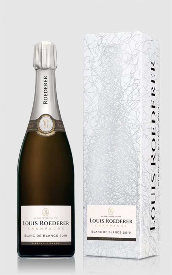 Louis Roederer Blanc de Blanc Champagne i gaveæske 2019 - Bottle Hero