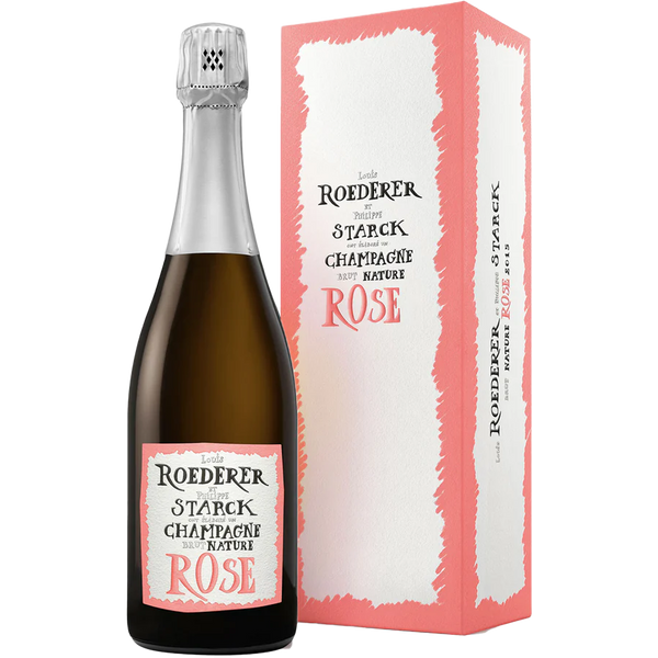 Louis Roederer & Philippe Starck Brut Nature Rosé 2015 GIFTBOX - Bottle Hero