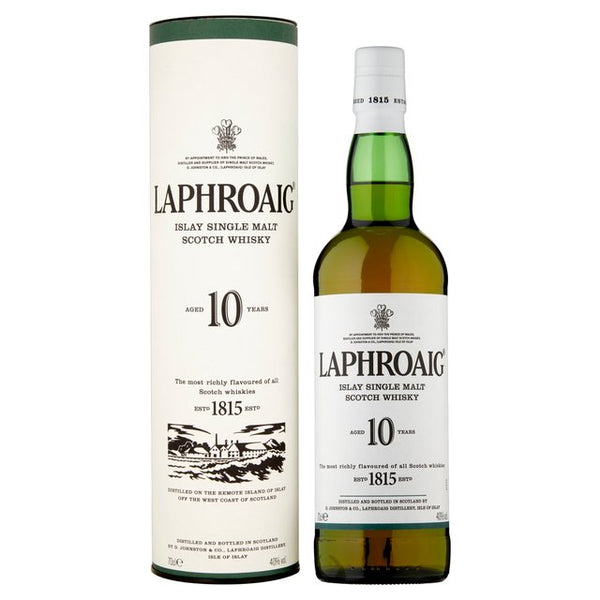 Laphroaig 10 Years Single Malt 40% - Bottle Hero